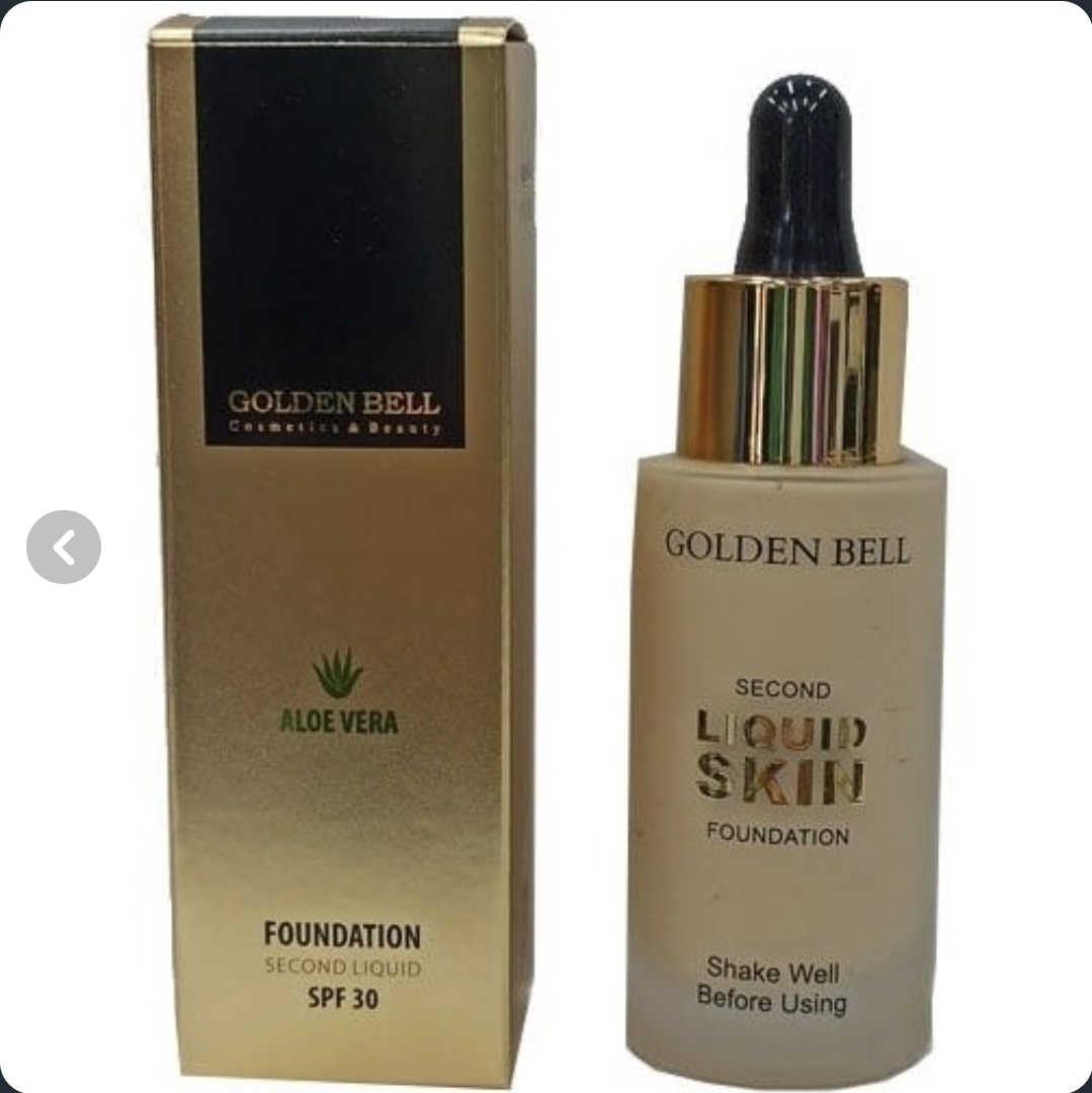 کرم پودر قطره‌ای گلدن رز مدل Liquid Skin حجم 35 میلی‌لیتر