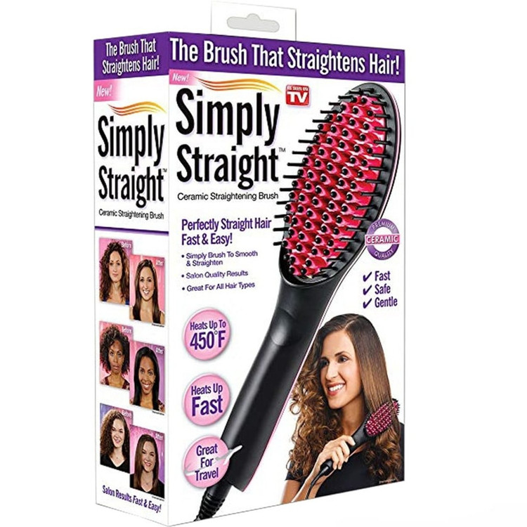 برس حرارتی صافکننده مو Simply Straight مدل سرامیکی